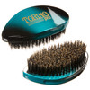 Torino Pro Curve 156 Medium 100 Percent Boar Bristle Curved Palm Brush For Laying 360 Waves Use With Wave Cap Or Durag Luxury Brush For Men