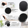 Patelai 6 Pieces Pocket Palm Combs Pocket Brush Shampoo Brushes Scalp Massager Hair Brush Comb For Men Travel