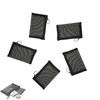 Patu Mini Zipper Mesh Bags 3 X 4 Size Xs A8 5 Pieces Keychain Pouch Key Holder Coin Purse Clear Travel Kit Small Item Cosmetic Organizer