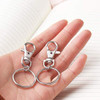 3 Pack Chapsticks Holder Keychain For Lipstick Lip Balm Pink Blue Grey