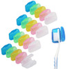 V Top 20 Pack Travel Toothbrush Head Covers Portable Toothbrush Pod Caps Case Protector For Home And Outdoor