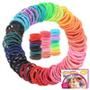 200Pcs Elastic Hair Ties For Baby Girls Small No Crease Ponytail Holders