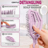 Fiora Naturals Detangling Hair Brush For Women Detangler Hair Brush Pink