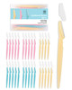 Mohern Dermaplaning Tool For Face 30 Pcs Dermaplane Razor For Face Multipurpose Face Razors For Women And Men Multi Color