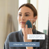 S And T Inc. Face Scrubber 2 Pack 2.6 X 3.9 Blue And Pink