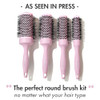 Lily England Round Brush Set For Blow Out 4 Brushes For Voluminous Blowouts