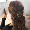 Aeyistry Minimalist Dainty Hair Clips For Women Hollow Geometric For Women And Girls On Any Occasion 2 Pcs 1 Gold And 1 Silver