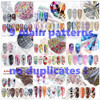 100 Sheets Nail Foil Transfer Stickers Floral And Leopard Nail Art Foils