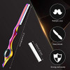 Mudder 11 Pcs Hair Razor For Cutting Thinning Styling Comb Vivid Neon
