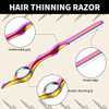 Mudder 11 Pcs Hair Razor For Cutting Thinning Styling Comb Vivid Neon