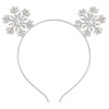 Hswe Christmas Headbands Xmas Rhinestone Snowflake Hairbands Crystal Merry Christmas Crown Hair Hoop Reindeer Antlers Tiara Headpiece