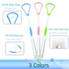 4Pcs Tongue Scraper Stainless Steel Tongue Cleaners 100 Percent Bpa Free Fresher Tongue Tools Healthy Oral Hygiene Brushes Medical Grade