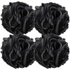 Btyms 4 Pieces Large Loofah Sponge Shower Puff Bath Scrunchie 75G Pc Shower Sponge Body Loofahs Pouf Mesh Pouf For Body