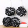 Btyms 4 Pieces Large Loofah Sponge Shower Puff Bath Scrunchie 75G Pc Shower Sponge Body Loofahs Pouf Mesh Pouf For Body