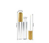 Healthcom 6 Pieces 6Ml Bamboo Lip Gloss Tubes Empty Refillable Plastic Lip Balm Bottles Vials With Wand Diy Lipstick Tubes Lipgloss Tube