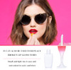 Vankcp 30 Pcs Cute Empty Lip Gloss Tubes 6 Styles Lip Glaze Tubes Novelty Red Wine Empty Lips Refillable Lips Balm Containers For Women