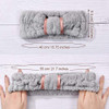 Willbond Spa Headband For Washing Face Pink Green White And Grey