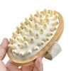 Natural Wooden Massage Body Brush For Cellulite And Improve Lymphatic Blood Circulation Dry Brush Remove Dead Skin Shower Bathe Spa Bath