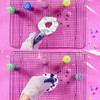 10 Pack White Cotton Scrunchies For Tie Dye Hair Elastic Hair Ties Pony Tail Holder For Party