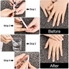 8 Pcs White Pencil Under Nail 2 In 1 White Fingernail Pencil For Under Nail