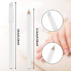8 Pcs White Pencil Under Nail 2 In 1 White Fingernail Pencil For Under Nail