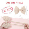 Yanjie 3 Pcs Soft Headbands Baby Girls Nylon Headband With Hair Bow Hairbands Hair Accessories For Newborn Infant Toddler Kids