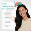 Heeta 2 Pack Large Scalp Massager Scrubber Shampoo Brush For Hair Growth