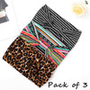 Aceorna Boho Bandeau Headbands Wide Knot Hair Band Stretch Turban Head Wraps Fashion Hair Accessories For Women 3 Pcs Casual