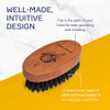 Seven Potions Beard Brush For Men Pear Wood Handle With Soft Second Cut Boar Bristles Soft Bristles To Tame And Soften Your Facial Hair