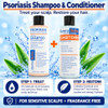 Dermasolve Scalp Psoriasis And Dandruff Free Medicated Shampoo With Conditioner Ultimate Seborrheic Dermatitis Treatment For Itchy Flakey