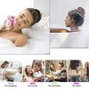 Ivyu Microfiber Hair Drying Scrunchies Towel Fiber Large Big Scrunchie For Curl Hair For Shower Wet Anti Frizz Hair Products Absorbent Fast
