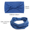 Tobeffect Headbands For Women African Boho Wide Hairband Headband Knotted Head Wraps Turbans Hair Accessories