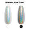 Rarjsm Holographic Nail Polish Set Silver Glitter 1Pcs 7.5Ml Metallic Gel Polish Uv Led Lamp Curved For Salon Nail Art Gift