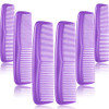 Leinuosen 12 Pieces Pocket Hair Combs Fine Tooth Combs Purple