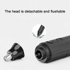 Dr.Pedi Nose Hair Trimmer For Men And Women Clipper And Ear Hair Trimmer With Water Resistant Nose Trimmer For Mens Nose Hair Trimmer Black