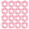 Semato 16 Pcs Velvet Pink Scrunchies For Hair Galentines Gifts Hair Ties Ropes For Women And Girls Hair Accessories