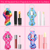 30Pcs Chapstick Holder Keychain Bulk Chapstick Lip Balm Holder Keychain
