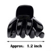 Cobahom 12 Pack Small Hair Claw Clips 1.2 Inch Plastic Hair Clips For Thin Hair No Slip Mini Hair Clips Hair Styling Accessories For Women