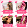 Magic Master Keratin Pink Temporary Hair Color Wax 3.4 Fl Oz Natural Washable Temporary Hair Clay Color For Kids Girls Women And Men Dark