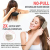 Fiora Naturals Detangling Hair Brush For Women Detangler Hair Brush Beige