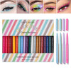 20 Pcs Colored Eyeliners Pencil Set Retractable Matte Colorful Eyeliner