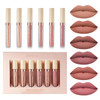 6Pcs Nude Matte Liquid Lipstick Set Waterproof Long Lasting Nude Lipstick