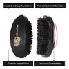 3Pcs Silky Durag With Wave Brush For Men 360 Medium Hard Hair Brush Kits A