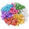 Tbestmax 200 Pcs Dreadlocks Beads Hair Braid Rings Clips Hair Cuffs Decoration Accessories Colorful