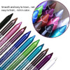 Multi Color Eyeshadow Eyeliner Metallic Glossy Smoky Eyeliner Long Lasting Professional Eye Makeup Eyeliner Waterproof Eyeliner Pen Eye