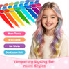 Hair Chalk For Girls Washable 8 Colors Temporary Hair Dye For Kids