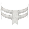 2Pcs 8Inch Clear Plastic Tattoo Ruler Eyebrow Ruler Eyebrow Positioning Measure Tool For Tattoo Makeup
