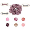 Chloven 6 Colors Oversize Jumbo Hair Satin Scrunchies For Women Girls