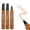 3Pcs Light Brown Eyebrow Pencils For Women Waterproof Eyebrow Pen