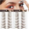 22 Pairs 4D Eyebrows Tattoo Hair Like Authentic Eyebrows Eyebrows Tattoo Peel Off Long Lasting Waterproof Natural False Eyebrows Makeup